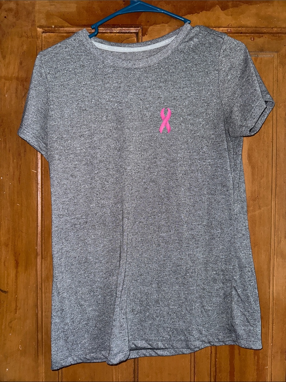 Under Armour Heather Gray HeatGear Crew Neck Tee